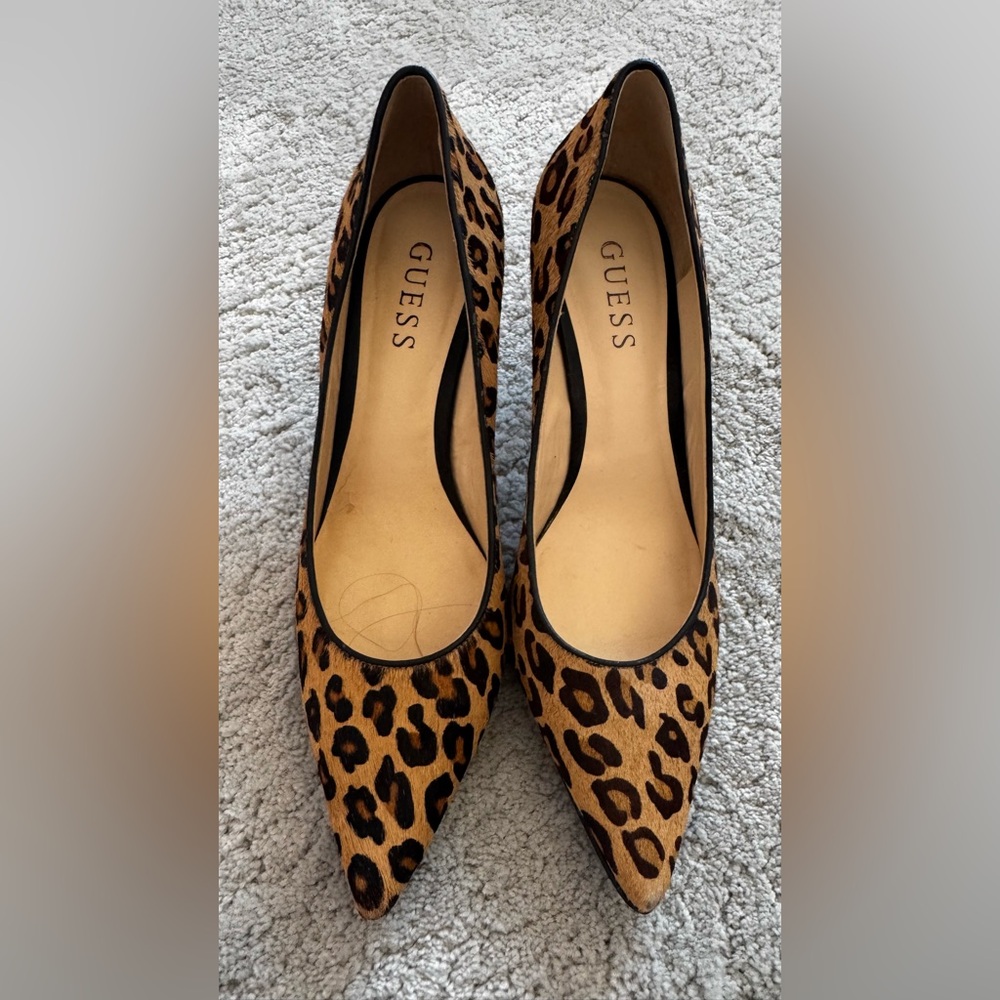 GUESS Animal Print Heels